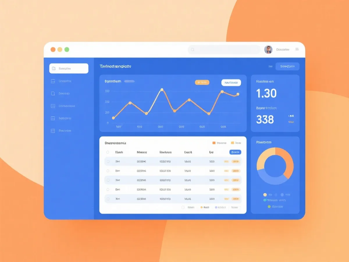 规则说明配图：数据面板与图表示意